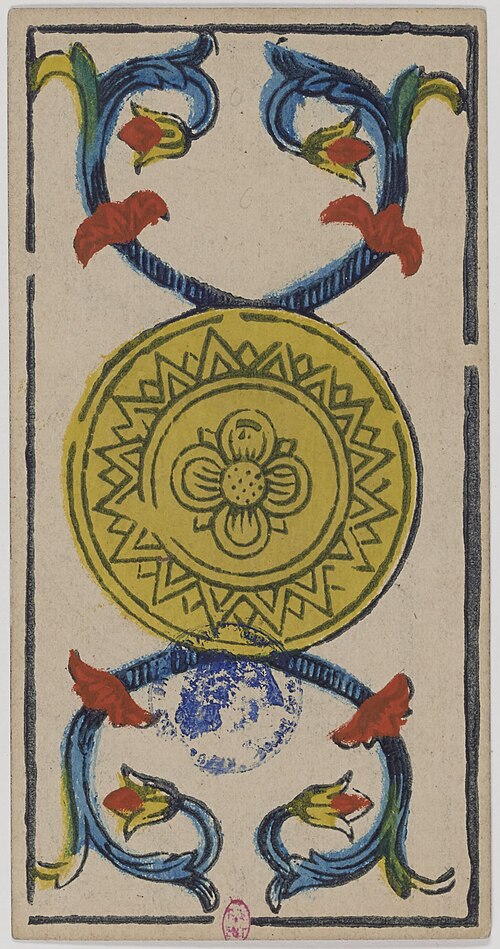 Ace of Coins · Historical Tarot de Marseille