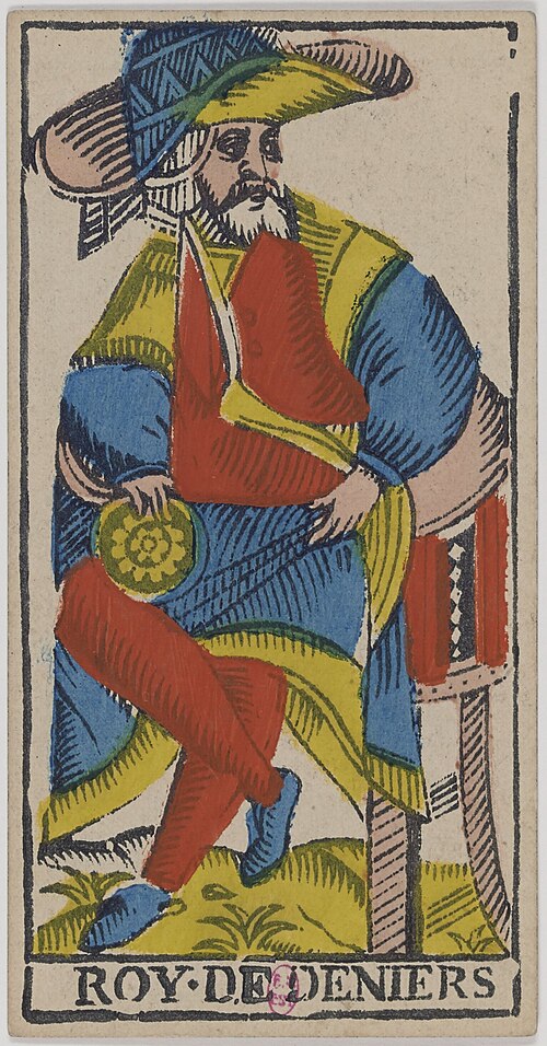 King of Coins · Historical Tarot de Marseille