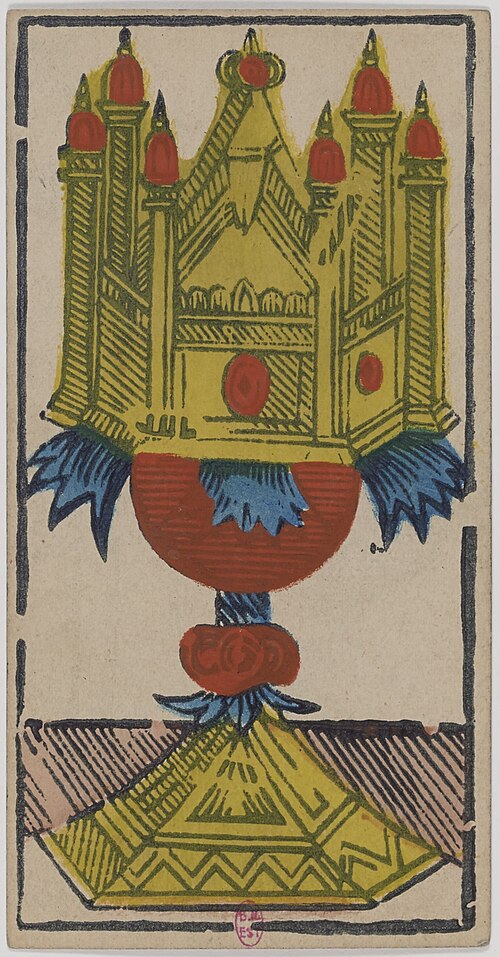 Ace of Cups · Historical Tarot de Marseille