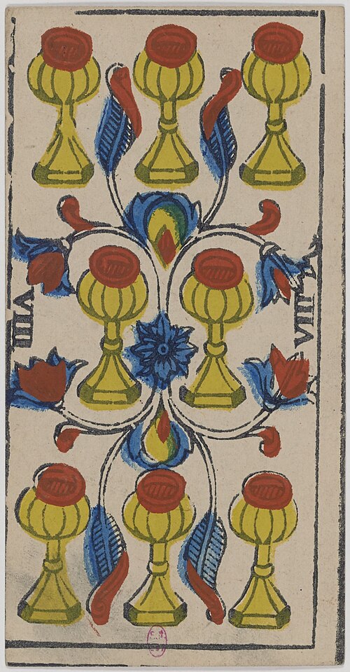 Eight of Cups · Historical Tarot de Marseille
