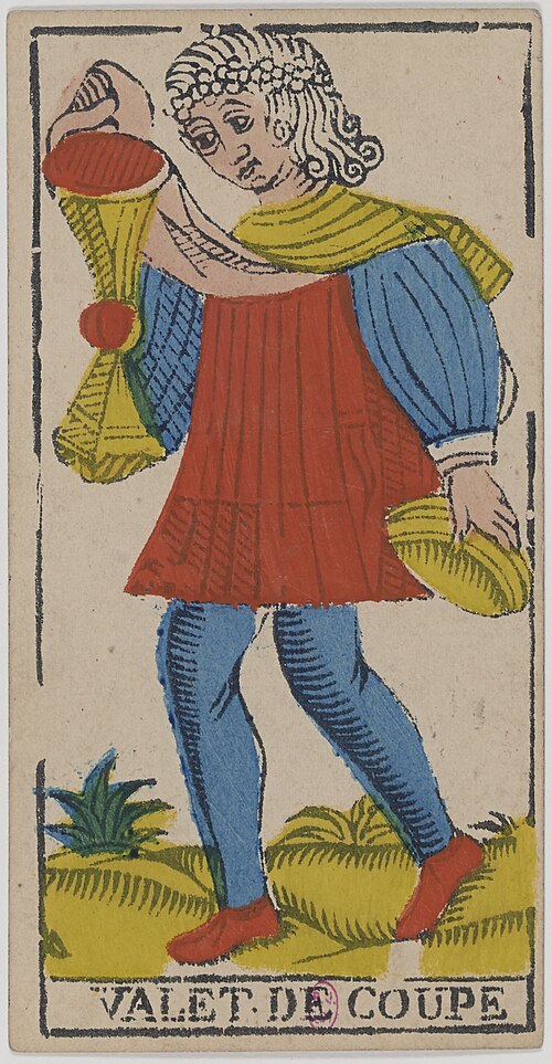 Page of Cups · Historical Tarot de Marseille