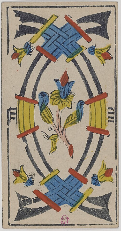 Four of Swords · Historical Tarot de Marseille