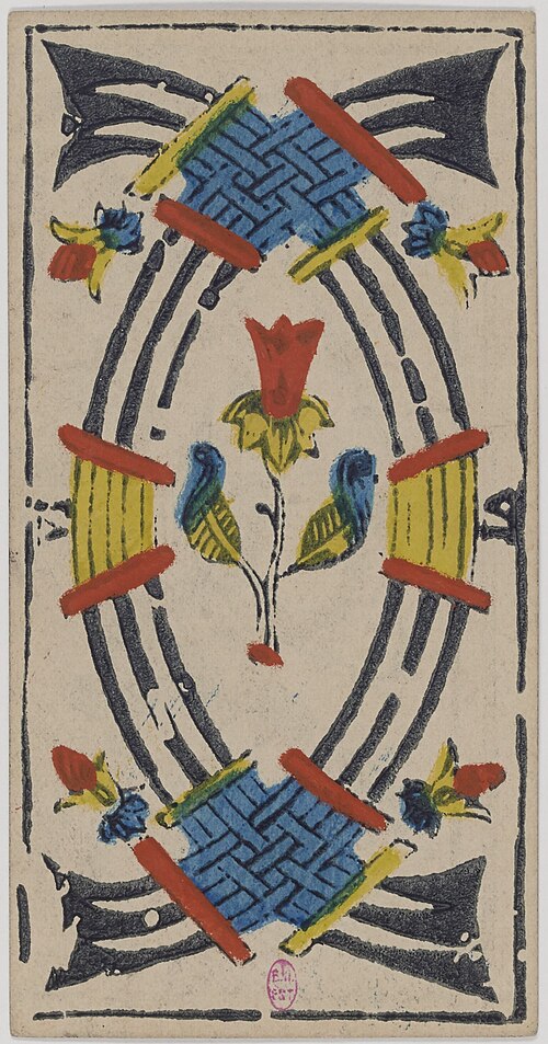 Six of Swords · Historical Tarot de Marseille
