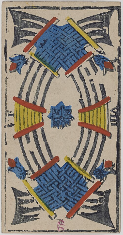 Eight of Swords · Historical Tarot de Marseille