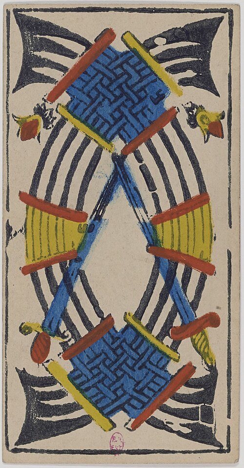 Ten of Swords · Historical Tarot de Marseille