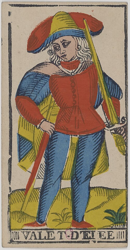 Page of Swords · Historical Tarot de Marseille