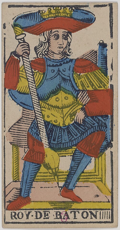 King of Wands · Historical Tarot de Marseille