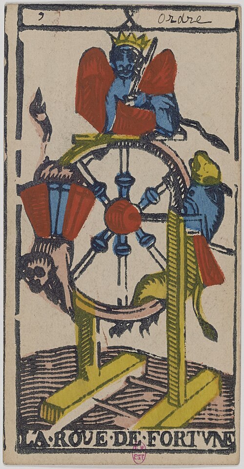 The Wheel of Fortune · Historical Tarot de Marseille