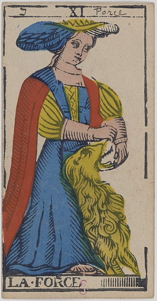 Strength · Historical Tarot de Marseille