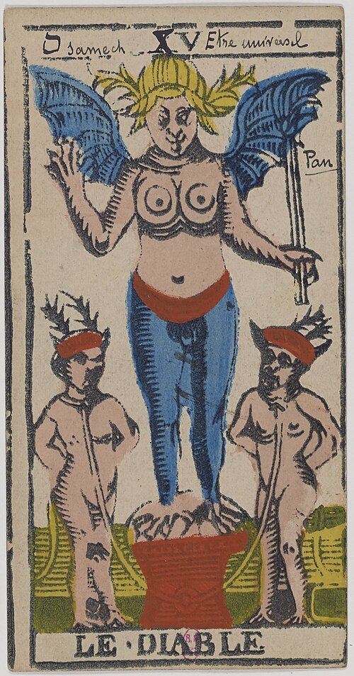The Devil · Historical Tarot de Marseille